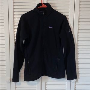 patagonia better sweater jacket- black